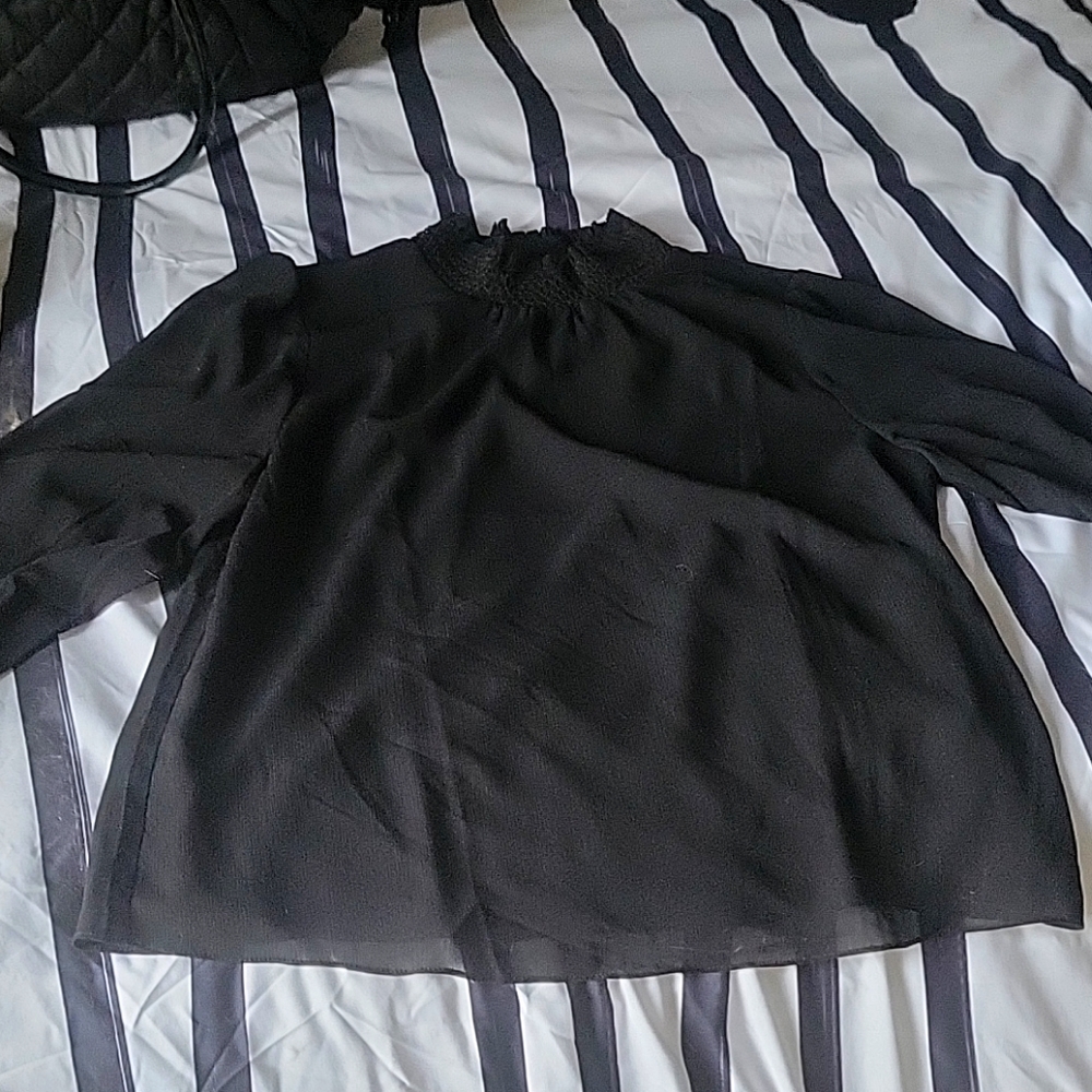 JCrew black professional blouse